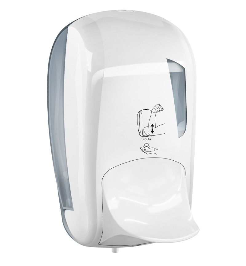 Disinfectant dispenser — White