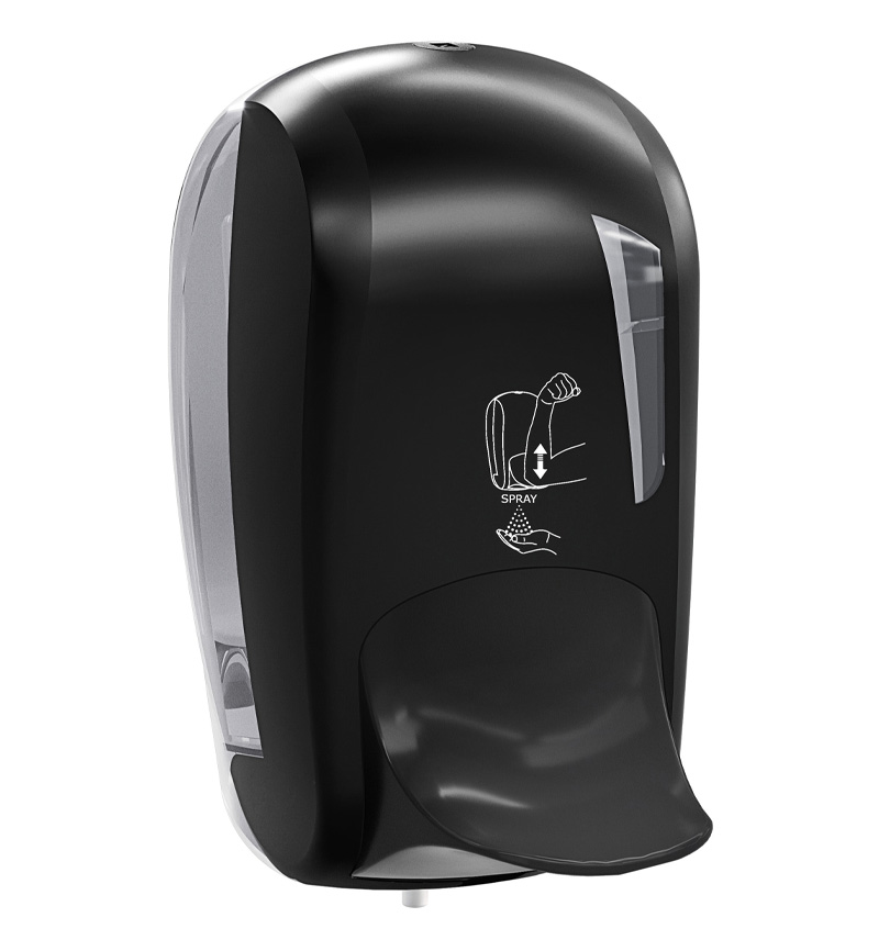 Disinfectant dispenser — Matte black