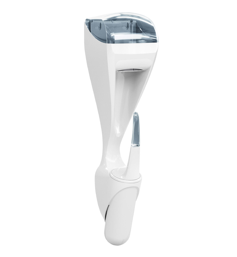 Duo dispenzer za toalet papir i WC četku — Bela