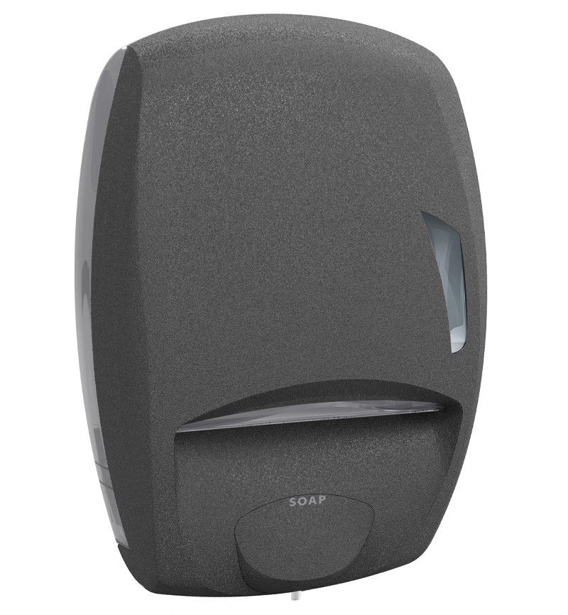 DUO dispenzer za tečni sapun i papirne ubruse — Boja i tekstura kamena