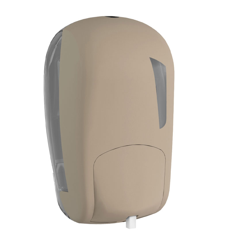 Foam soap dispenser - Mechanical - Sand color and texture