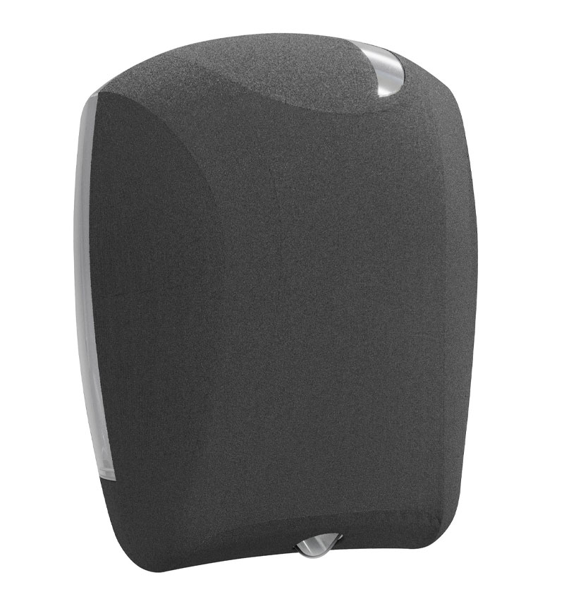 Center Pull Toilet Paper Dispenser — Stone color and texture