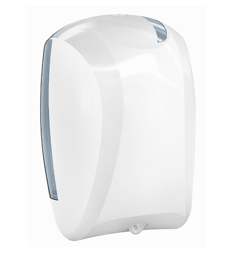 Paper towel dispenser with central pull-out — White