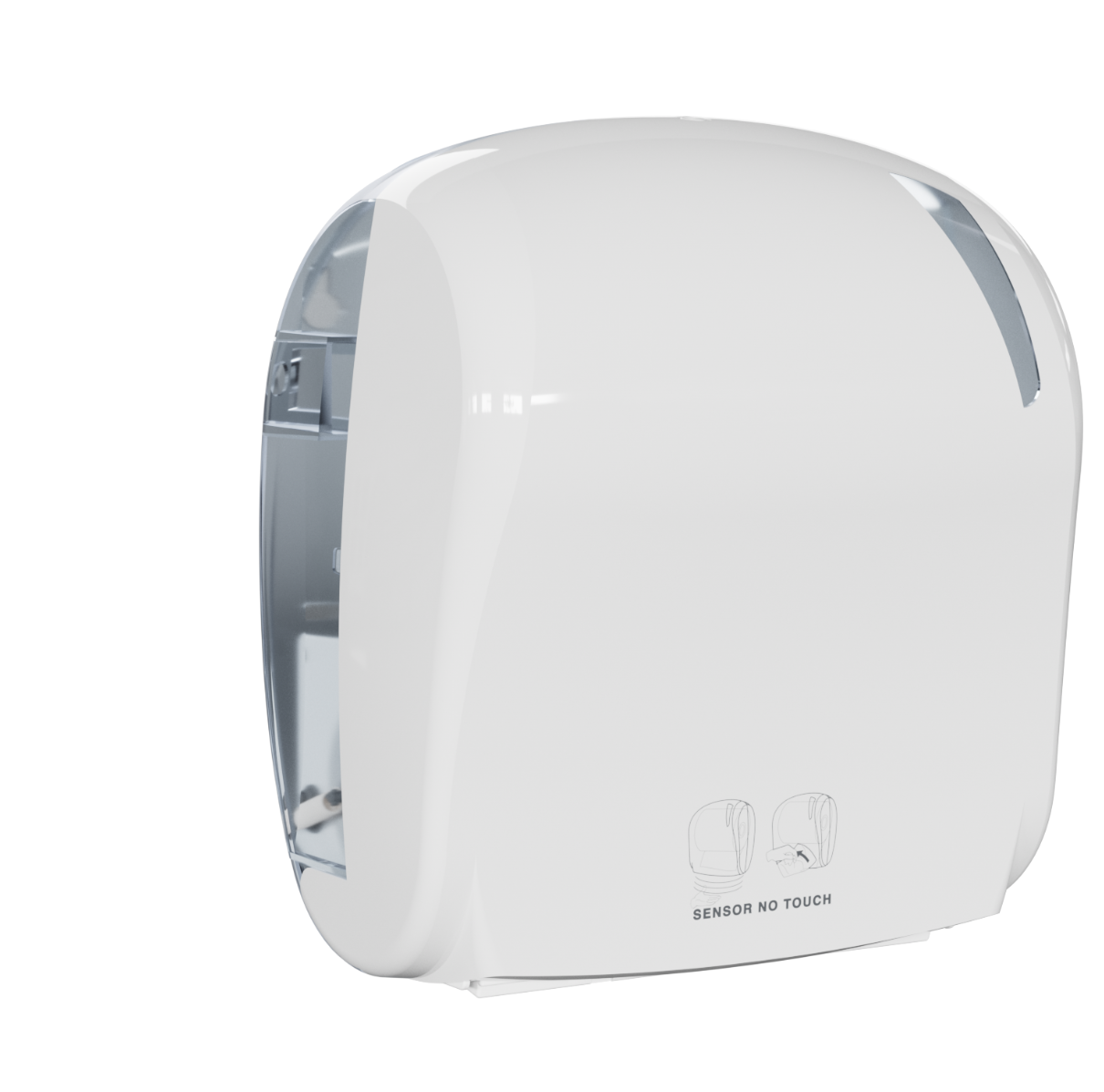 Electronic sensor paper towel dispenser – White