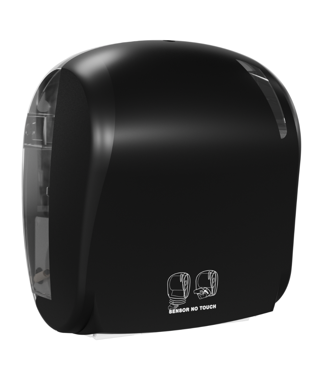 Electronic sensor paper towel dispenser – Matt black