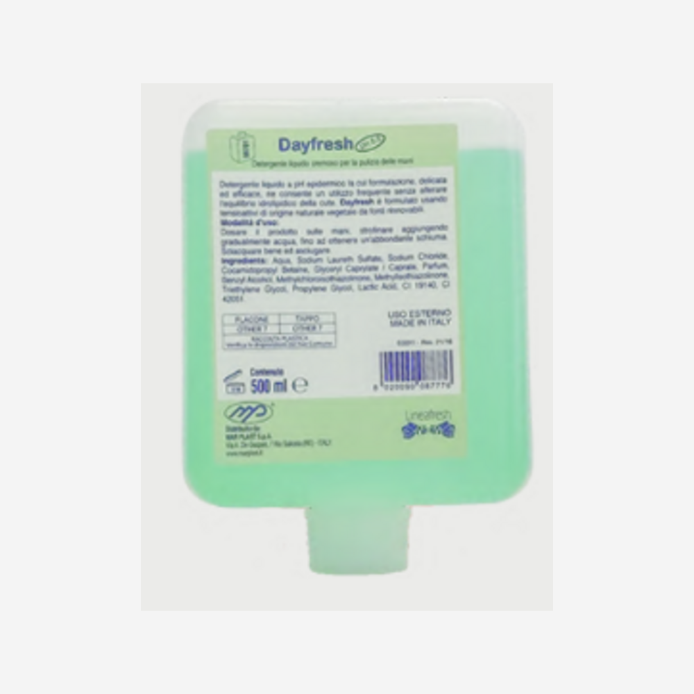 Liquid soap cartridge for automatic dispensers 0.5 l