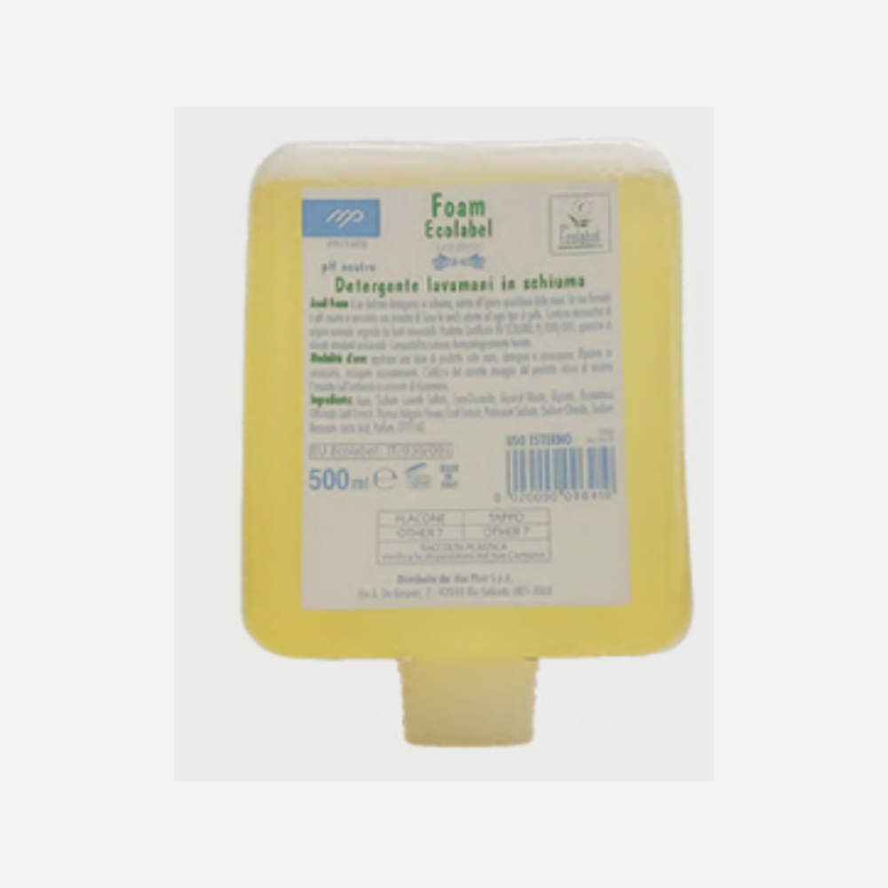 Foam soap cartridge for automatic dispensers 0.5 l