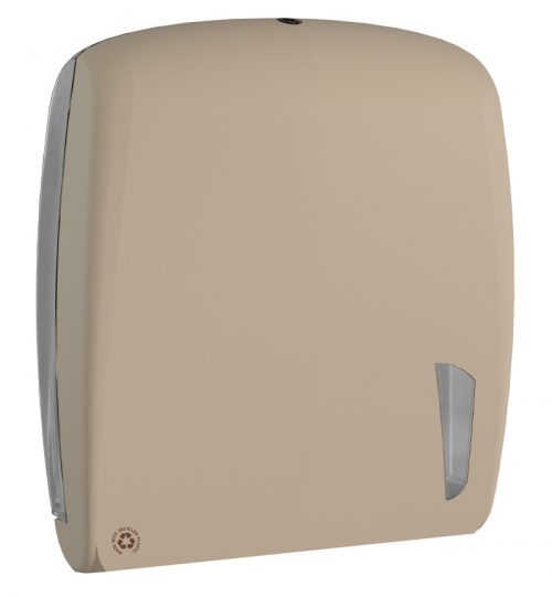 Dispenser for C- or Z-fold paper towels