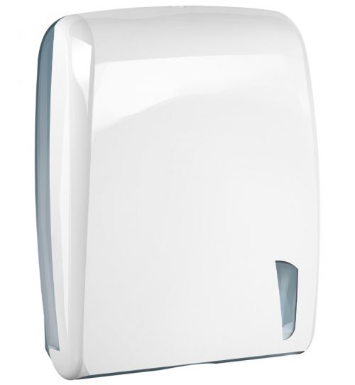 Dispenser for C- or Z-fold paper towels