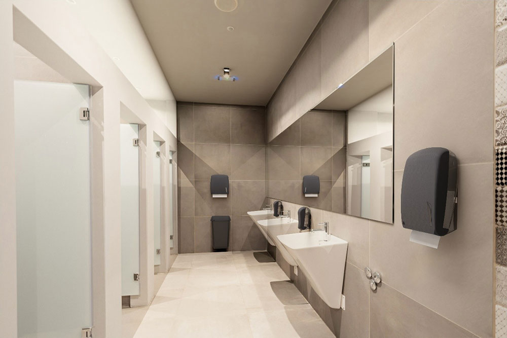 Paper products, prices, and modern Italian dispensers in hospitality