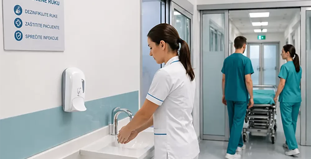 Dispensers and paper products in healthcare: hygiene standards, infection control, and cost savings without compromise - Foam soap dispensers in hospital - Luu dispensers