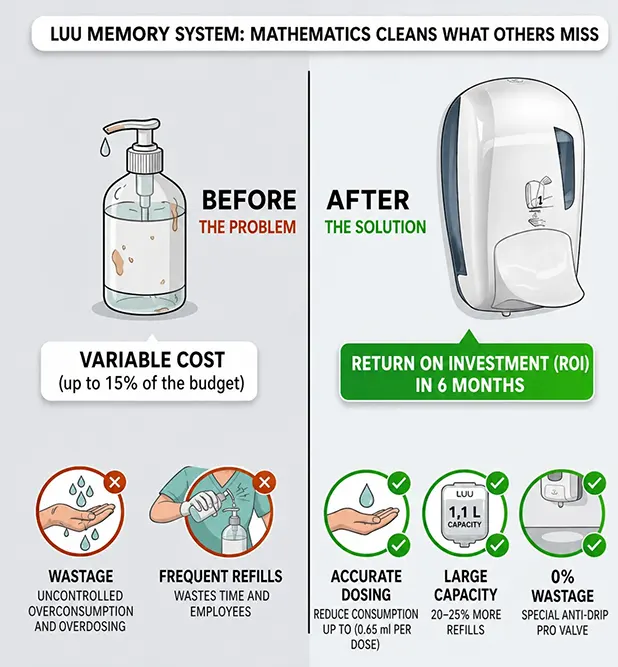 Touchless paper towel dispensers in healthcare: key to preventing intrahospital infections - paper towel savings - autocut dispensers - Luu dispensers
