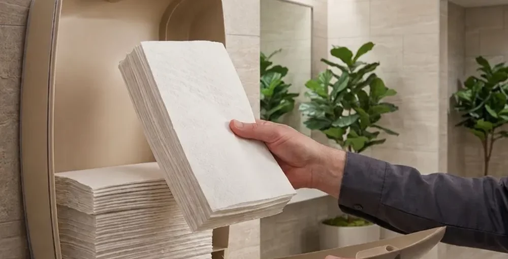 Dispenser refills carried out in commercial buildings - Paper towel dispenser refills - Luu