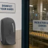 Factory hand sanitizer dispenser: Types and their advantages - Elbow-operated hand sanitizer dispenser - Luu dispensers