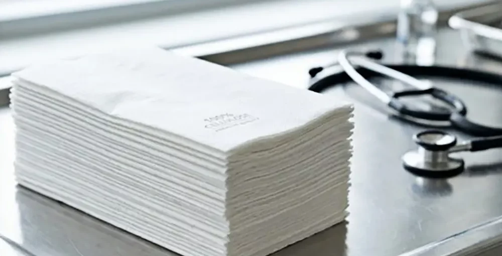 Why hospital paper products should be made exclusively from 100% cellulose - Paper products for hospitals - Towels for hospitals - Luu dispensers