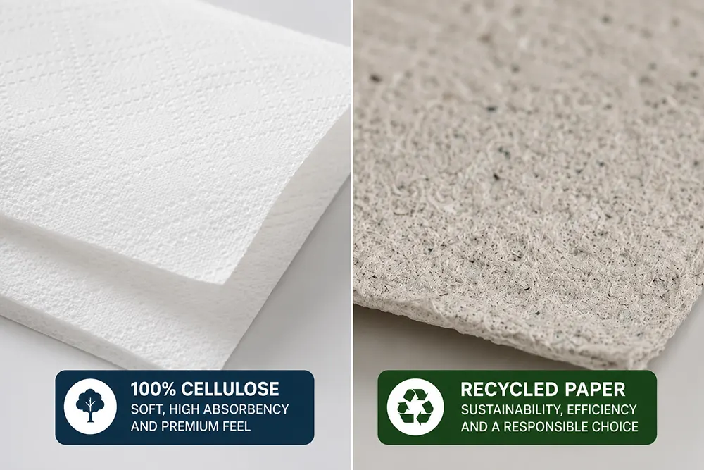 Cellulose or recycled paper: Which is the better choice? - Luu