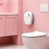 Mini jumbo toilet paper dispenser Fewer refills, more time for what really matters - Toilet paper dispenser - Luu