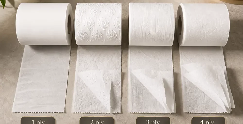 How does the Number of paper plies affect consumption in commercial facilities? - Toilet paper for dispensers - Luu