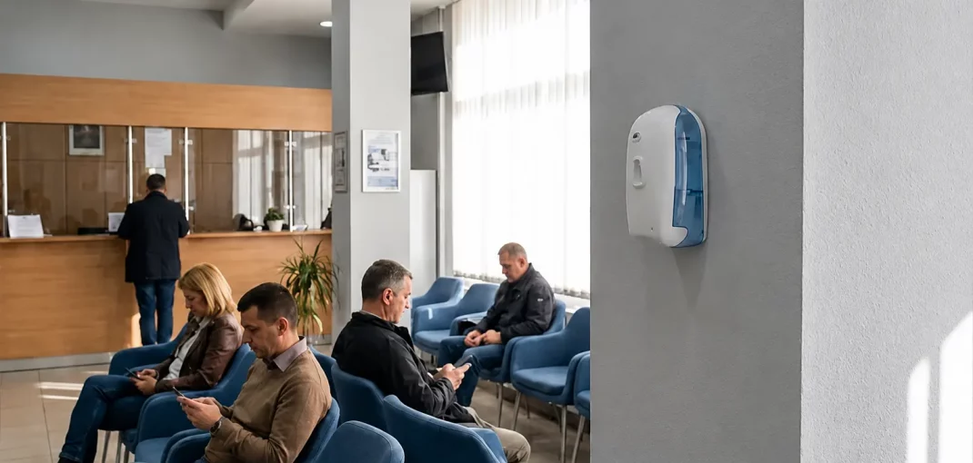 Spray air freshener dispenser: professional solution for odor control in commercial spaces - Spray air freshener dispenser in commercial facilities - Luu