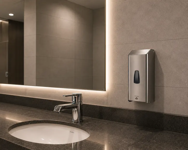 Stainless steel automatic foam soap dispenser - Foam soap dispenser - Luu