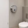 Stainless steel maxi jumbo toilet paper dispenser: durability for 24/7 facilities - Anti-vandal toilet paper dispenser - Luu