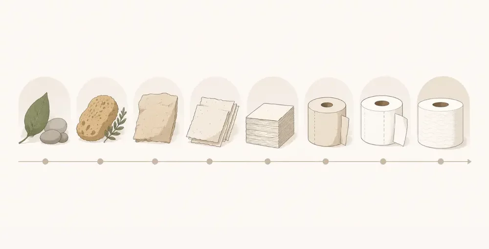 The history of toilet paper through the centuries: from natural materials to the modern roll - When was toilet paper invented