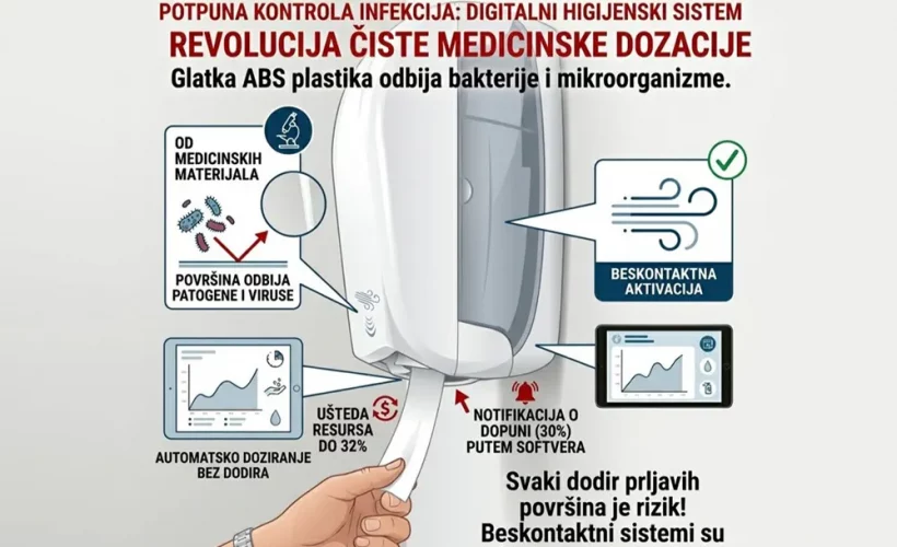 Beskontaktni dozatori za ubruse u zdravstvu: Ključ za prevenciju intrahospitalnih infekcija - Usteda ubrusa - Autocut dispanzeri - Luu dispanzeri