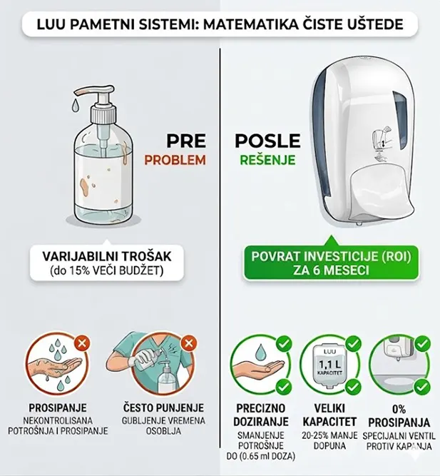 Dispenzeri i papirna galanterija za stomatološke ordinacije - Luu dispenzeri