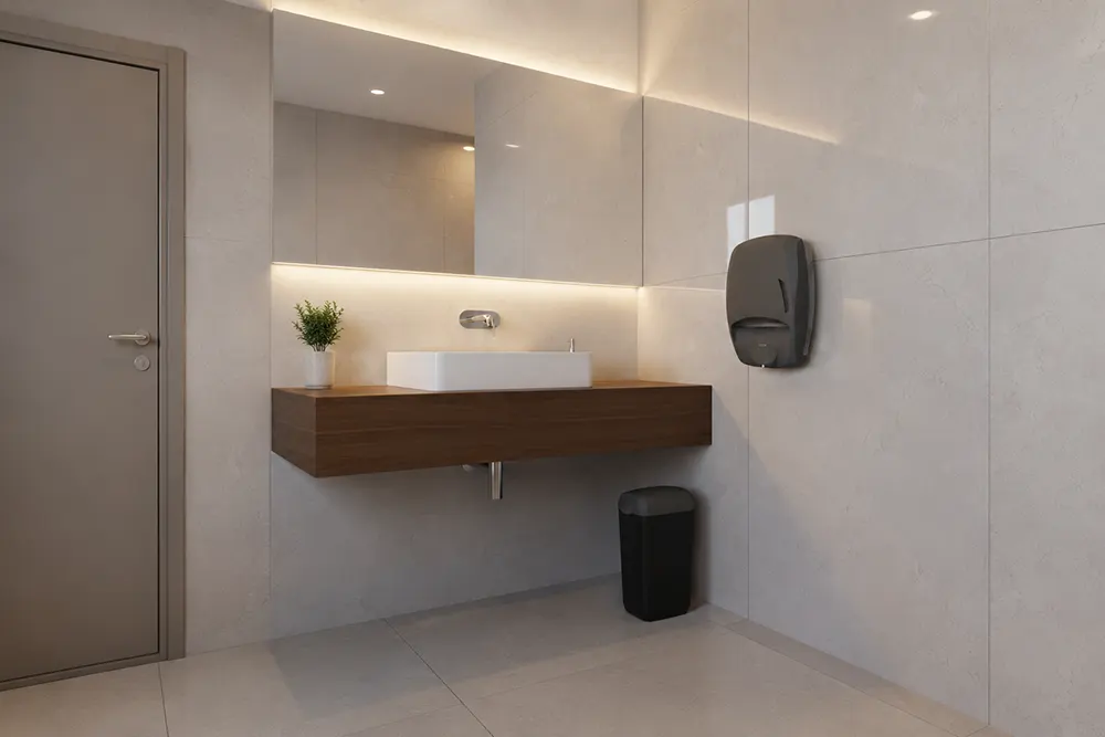 Zidni dispenzeri u poslovnim objektima - Duo dispenzer za ubruse i sapun - Luu