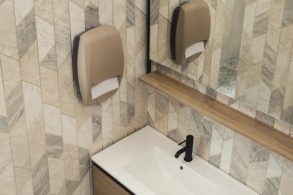 DUO dispenzeri: 2 u 1 higijensko rešenje za moderne poslovne objekte - Dispenzer za ubruse i sapun - Luu