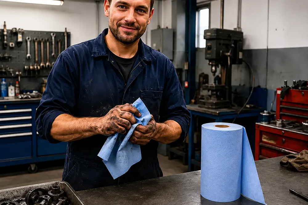 Industrijski ubrusi za radionice, auto-servise i fabrike: Izdržljivo rešenje za zahtevne radne uslove - Ubrusi za automehaničare - Luu