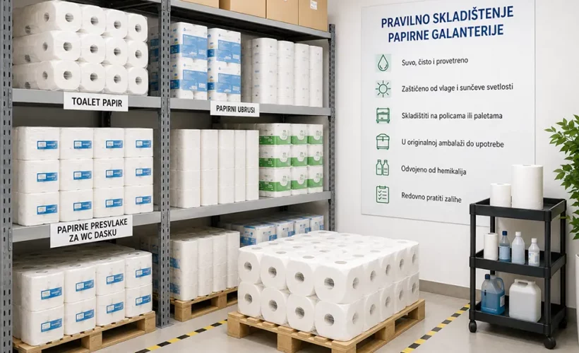 Kako pravilno skladištiti papirnu galanteriju - Kako čuvati ubruse i toalet papir - Luu