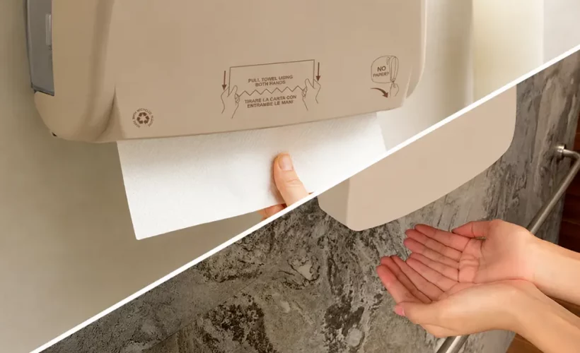 Papirni ubrusi ili sušači ruku na vazduh - Ubrusi brže suše ruke - Luu
