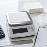 Merenje gramaže profesionalnog toalet papira pomoću lenjira i digitalne vage - Gramaža toalet papira - Luu